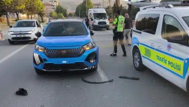 Kütahya'da karşıya geçmek isteyen şahıs, otomobilin çarpması sonucu ağır yaralandı