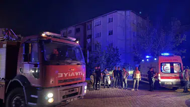 Bingöl'de apartman dairesinde korkutan yangın