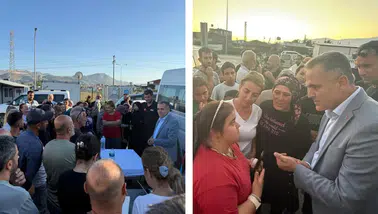 Hatay'da depremzedelerin kaldığı merkezlerde tahliye süreci : Vatandaşlara bilgilendirme yapıldı