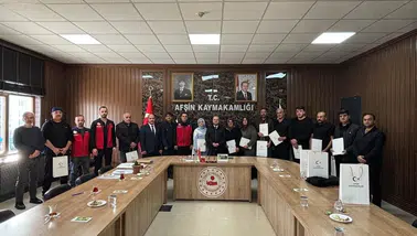 Afşin'de çiftçilere modern sulama eğitimi ve cihaz desteği