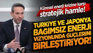 Türkiye ve Japonya'dan Küresel Enerji Krizine Karşı Stratejik Ortaklık