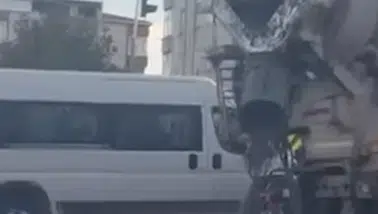 Yola beton döken kamyon sürücüsüne 109 bin 662 lira ceza