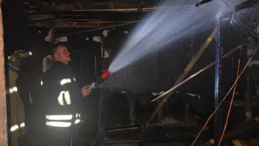 Safranbolu'da 200 yıllık konakta çıkan yangın söndürüldü