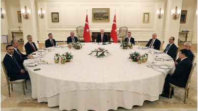 Erdoğan, yürütme ve yargı temsilcileri ile buluştu