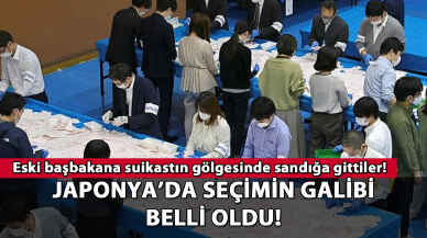 Eski başbakana suikastın gölgesinde seçim!  Japonya'da galip belli oldu!