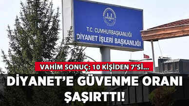Diyanet'e güvenme oranı belli oldu: İşte şaşırtan sonuç