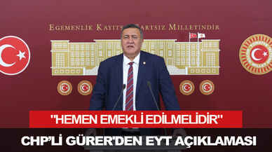 Ömer Fethi Gürer'den EYT açıklaması: "Hemen emekli edilmelidir"