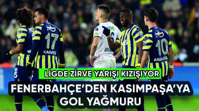 Fenerbahçe'den Kasımpaşa'ya gol yağmuru