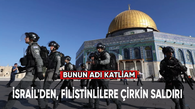 İsrail'den, Filistinlilere çirkin saldırı