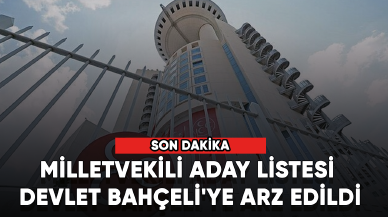 MHP'li Semih Yalçın: Milletvekili aday listesi Devlet Bahçeli'ye arz edildi