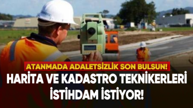 Harita ve Kadastro Teknikerleri İstihdam İstiyor!