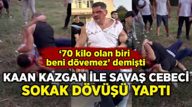 Kaan Kazgan ile Savaş Cebeci sokak dövüşü yaptı: Kanlar içindeki anlar tepki çekti