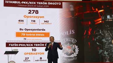 'İstanbul'da 90, Türkiye genelinde 384 organize suç örgütü çökertildi.'
