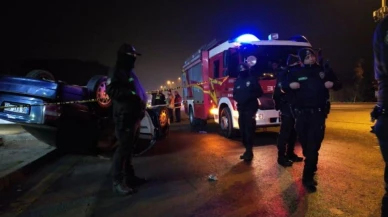 Ankara'da korkunç kaza! Dışarı çıkıp aracı kontrol ederken otomobil çarptı: 2 ölü