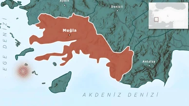 Muğla'da 4.4 büyüklüğünde deprem oldu