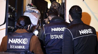 İstanbul'da zehir tacirlerine baskın: 69 şüpheli gözaltında