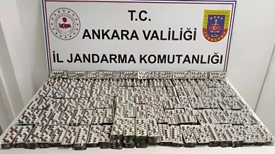 Ankara'da uyuşturucu operasyonu: 7 bin 650 hap ele geçirildi