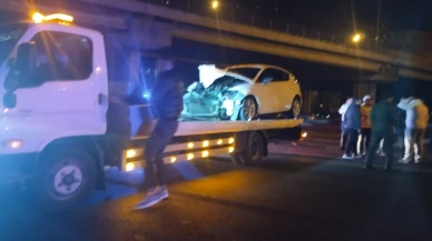 Ümraniye'de feci kaza! Otomobil yolcu otobüsüne çarptı: Yaralılar var