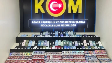 Adana’da kaçakçılığa darbe: Tırda 100 cep telefonu ele geçirildi