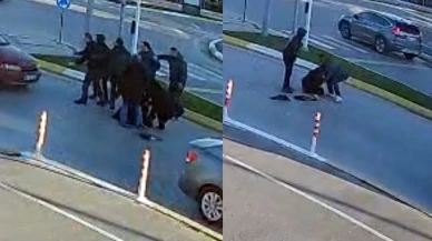 Dehşet anları: Otomobil çarptı! 5 dakika sonra farklı bir araç üzerinden geçti