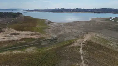 Adana Seyhan barajı kuruyor