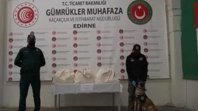 Edirne kapıkule’de kamyonette 36 kilo kokain ele geçirildi