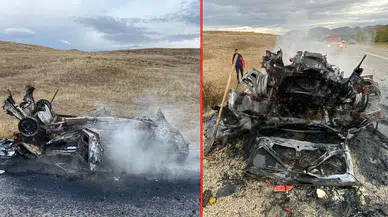 Bayburt'ta otomobil şarampole uçtu: 1 ölü, 5 yaralı!