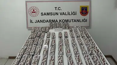 Samsun’da evinde 3 bin 472 sentetik ecza ile yakalandı