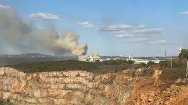 Kocaeli'nin Gebze ilçesinde fabrika yangını