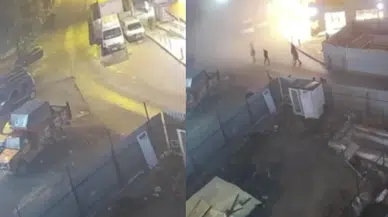 Gebze’de 6 katlı binanın çöktüğü anlar kamerada!