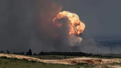 Rusya Kırım’da yakıt deposunu vurdu: Simferopol’de art arda patlamalar
