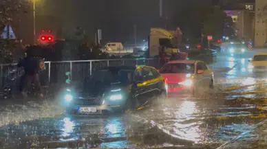 İstanbul'da sağanak yağış çilesi