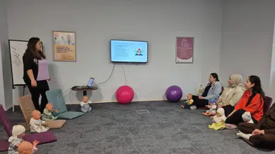 Anne adayları gebelikten lohusalığa kadar uzmanlardan eğitim alıyor