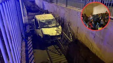 Kayseri'de kamyonet kanala uçtu: 2 yaralı