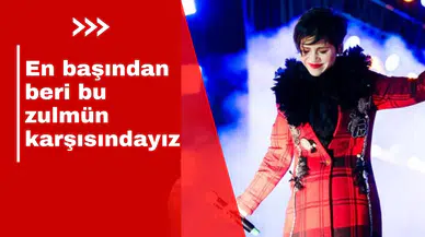 Aydilge'den konserinde Filistin'e destek!