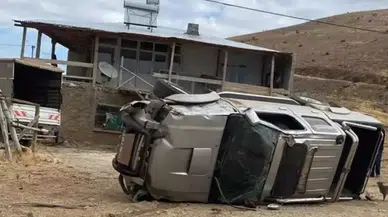 Adana'da kamyonet takla attı: 1 ölü, 1 yaralı