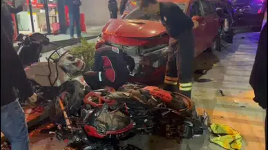 Tekirdağ'da şerit ihlali zincirleme kazaya neden oldu: 7 araç birbirine girdi!