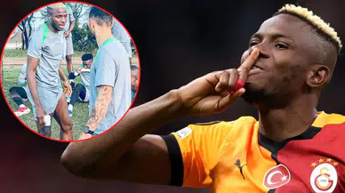 Osimhen sakatlandı mı, ayak bileği neden sarıldı?