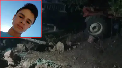 Konya'da traktör devrildi: 1 ölü!