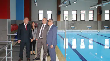Aydın’da yarı olimpik yüzme havuzu incelemesi