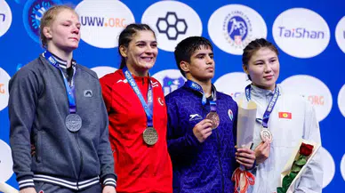 Milli güreşçi Nesrin Baş, 3. kez dünya şampiyonu olarak tarihe geçti!