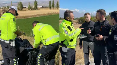 Erzincan'da feci kaza! Bariyere çarpan motosikletteki sürücü can verdi