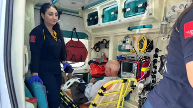 Adıyaman’da yolun karşısına geçmeye çalışan yaya otomobilin çarpmasıyla yaralandı