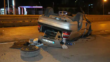 Kırıkkale’de otomobil takla attı: 1’i ağır, 2 yaralı