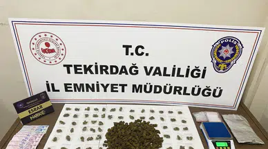 Tekirdağ’da narkotik operasyonları: 1 haftada 197 şüpheliye işlem