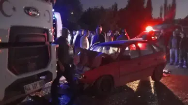Malatya'da trafik kazası: 1 ölü, 1 yaralı