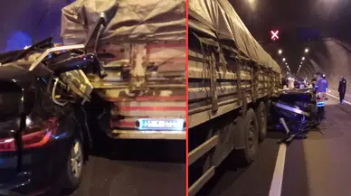 Kahramanmaraş'ta tünelde feci kaza: 1 ölü, 4 yaralı