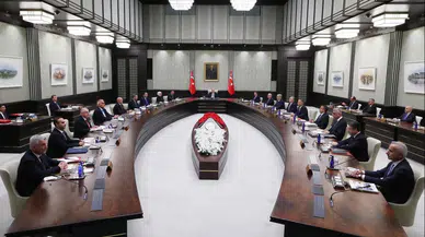 Kabine toplantısı Cumhurbaşkanı Erdoğan liderliğinde başladı