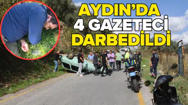 Kazayı haberleştirmek isterken saldırıya uğradılar!