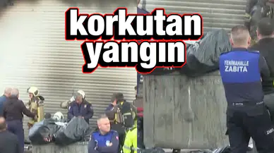 Ankara'da sanayi sitesindeki iş yerinde yangın paniği!